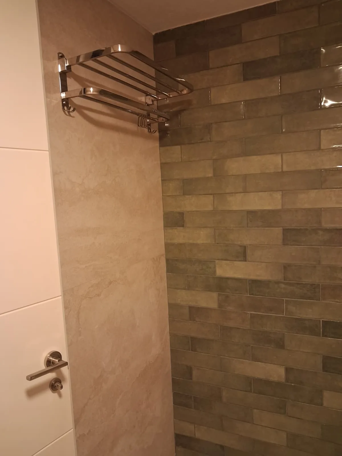 Toallero y ducha en reforma baño Elda